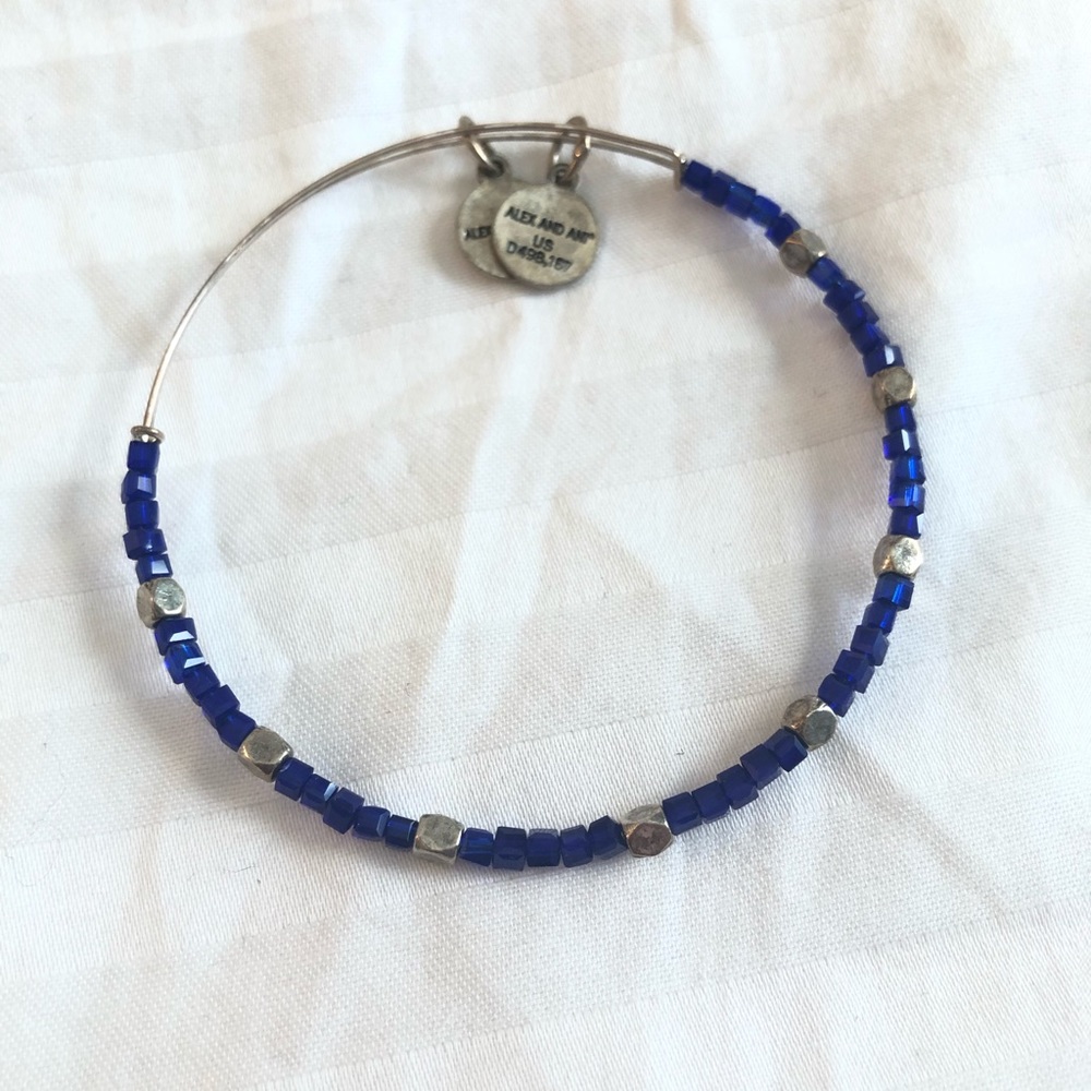 Alex and ani Blue Bead Bracelet